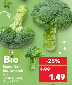 Kaufland Span./ital. Bio-Broccoli Angebot