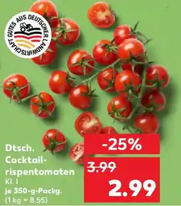 Kaufland Dtsch. Cocktail rispentomaten Angebot