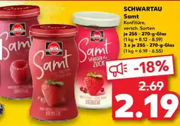 Kaufland SCHWARTAU Samt Angebot