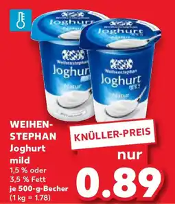 Kaufland WEIHEN- STEPHAN Joghurt Angebot