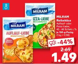 Kaufland MILRAM Reibekäse Angebot