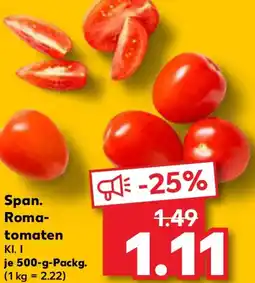 Kaufland Span. Roma tomaten Angebot