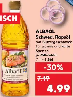 Kaufland ALBAÖL Schwed. Rapsöl Angebot
