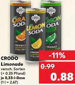 Kaufland CRODO Limonade Angebot
