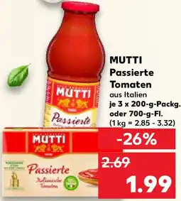 Kaufland MUTTI Passierte Tomaten Angebot