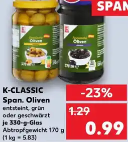 Kaufland K-CLASSIC Span. Oliven Angebot