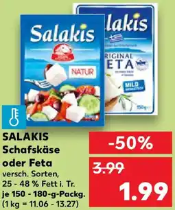 Kaufland SALAKIS Schafskäse oder Feta Angebot