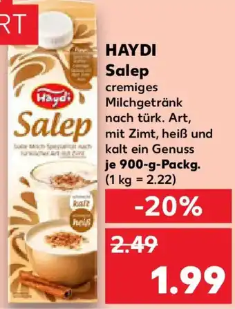 Kaufland HAYDI Salep Angebot