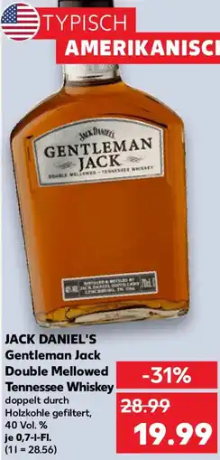 Kaufland JACK DANIEL'S Gentleman Jack Double Mellowed Tennessee Whiskey Angebot