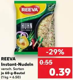 Kaufland REEVA Instant-Nudeln Angebot