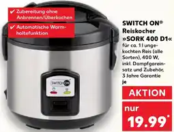 Kaufland SWITCH ON Reiskocher SORK 400 D1 Angebot