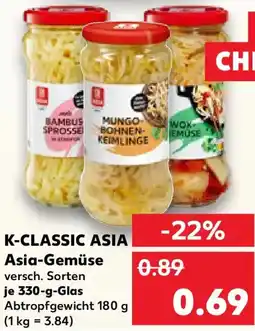 Kaufland K-CLASSIC ASIA Asia-Gemüse Angebot