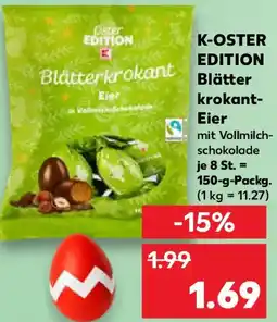 Kaufland K-OSTER EDITION Blätterkrokant Eier Angebot