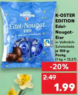 Kaufland K-OSTER EDITION Edel Nougat Eier Angebot