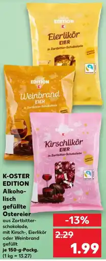 Kaufland K-OSTER EDITION Alkoholisch gefüllte Ostereier Angebot
