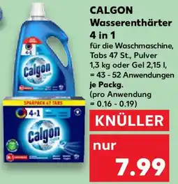 Kaufland CALGON Wasserenthärter 4in1 Angebot