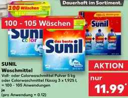 Kaufland SUNIL Waschmittel Angebot