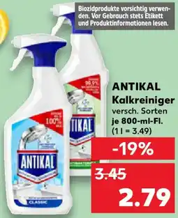 Kaufland ANTIKAL Kalkreiniger Angebot
