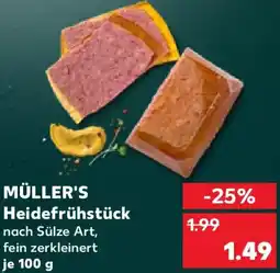 Kaufland MÜLLER'S Heidefrühstück Angebot