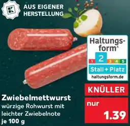 Kaufland Zwiebelmettwurst Angebot