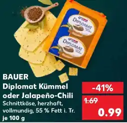 Kaufland BAUER Diplomat Kümmel oder Jalapeño-Chili Angebot