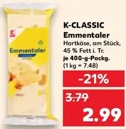 Kaufland K-CLASSIC Emmentaler Angebot