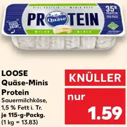 Kaufland LOOSE Quäse-Minis Protein Angebot