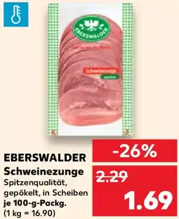 Kaufland EBERSWALDER Schweinezunge Angebot