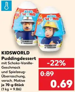 Kaufland KIDSWORLD Puddingdessert Angebot