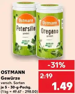 Kaufland OSTMANN Gewürze Angebot