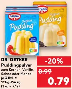 Kaufland DR. OETKER Puddingpulver Angebot