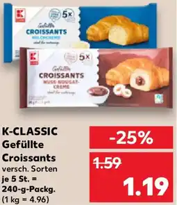 Kaufland K-CLASSIC Gefüllte Croissants Angebot