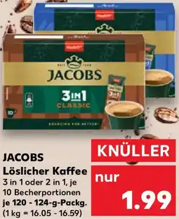 Kaufland JACOBS Löslicher Kaffee Angebot