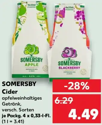 Kaufland SOMERSBY Cider Angebot
