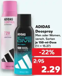 Kaufland ADIDAS Deospray Angebot