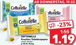 Kaufland COTTONELLE Feuchtes Toilettenpapier Angebot