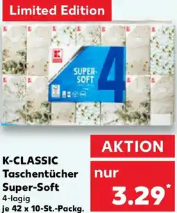 Kaufland K-CLASSIC Taschentücher Super-Soft Angebot