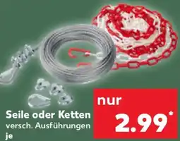 Kaufland PARKSIDE Seile oder Ketten Angebot