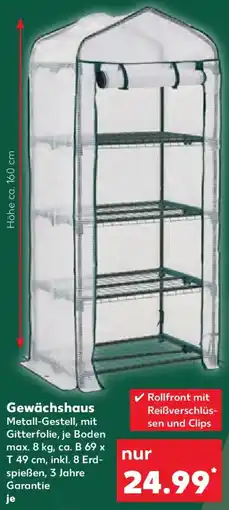 Kaufland PARKSIDE Gewächshaus Angebot