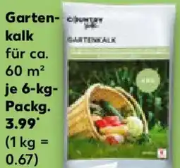 Kaufland COUNTRY Side Gartenkalk Angebot