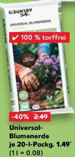 Kaufland COUNTRY Side Universal Blumenerde Angebot