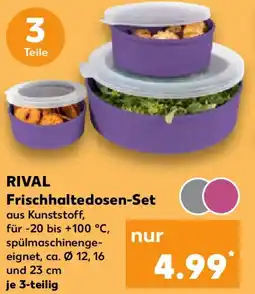 Kaufland RIVAL Frischhaltedosen-Set Angebot