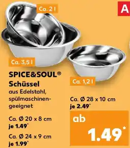Kaufland SPICE&SOUL Schüssel Angebot