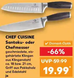 Kaufland CHEF CUISINE Santoku- oder Chefmesser Angebot