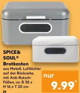 Kaufland SPICE& SOUL Brotkasten Angebot