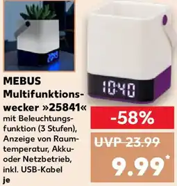 Kaufland MEBUS Multifunktionswecker 25841 Angebot