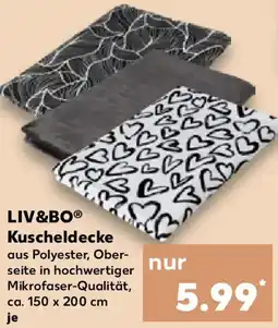 Kaufland LIV&BO Kuscheldecke Angebot