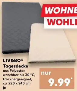 Kaufland LIV&BO Tagesdecke Angebot