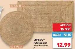 Kaufland LIV&BO Juteteppich Angebot