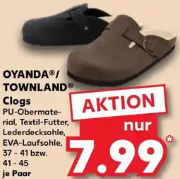Kaufland OYANDA/ TOWNLAND Clogs Angebot